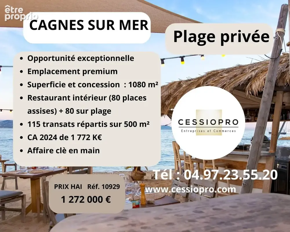 Commerce à CAGNES-SUR-MER
