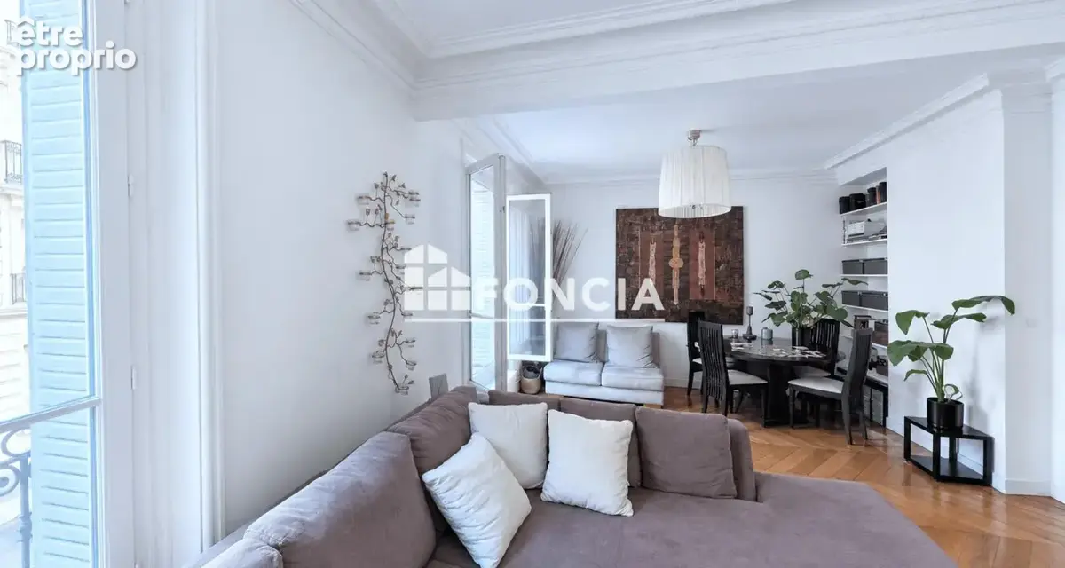 PARIS XVIIe - TERNES / MAILLOT Appartement de 88 m², 2 ou 3 chambres dans un immeuble en pierre de taille - photo 3