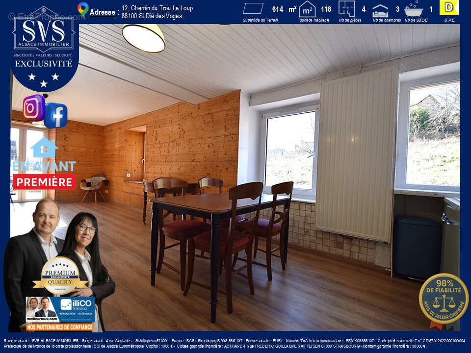 Maison à SAINT-DIE-DES-VOSGES