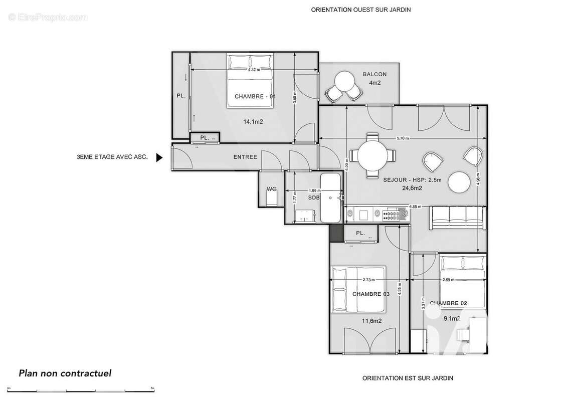 Photo 2 - Appartement à SAINT-DENIS