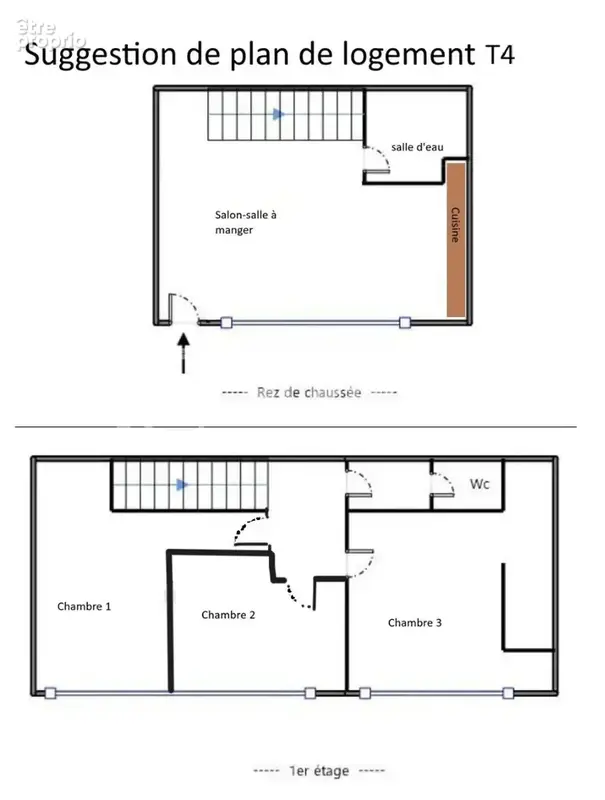 Du calme de l'étage à l'effervescence du centre-ville : votre futur duplex économe. - photo 9