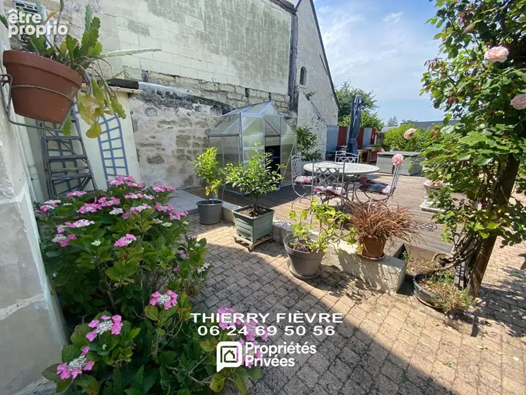 A vendre - coeur de village chouzé sur loire maison 6 pièces 130 m2  terrasse  jardin cave - photo 12