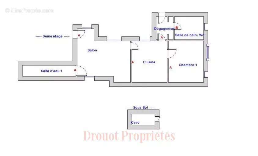 Appartement à PARIS-9E