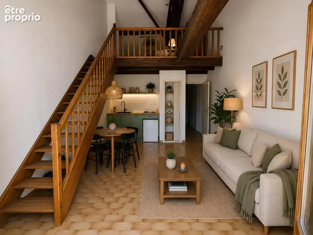 Appartement T2 avec mezzanine, terrasse et parking privatif à Capestang - photo 6