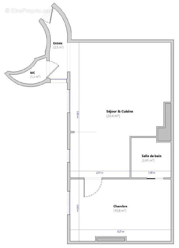 Appartement à PARIS-15E