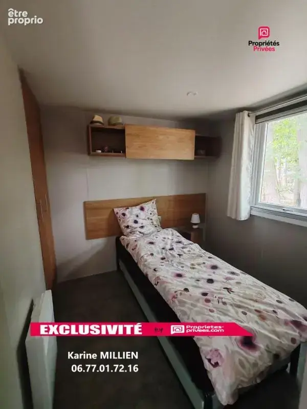 MARCILLY SUR EURE 27810 Mobil home aménagé et équipé - 2 chambres - Grand terrain clos avec une partie boisée - 92241  HAI - photo 6