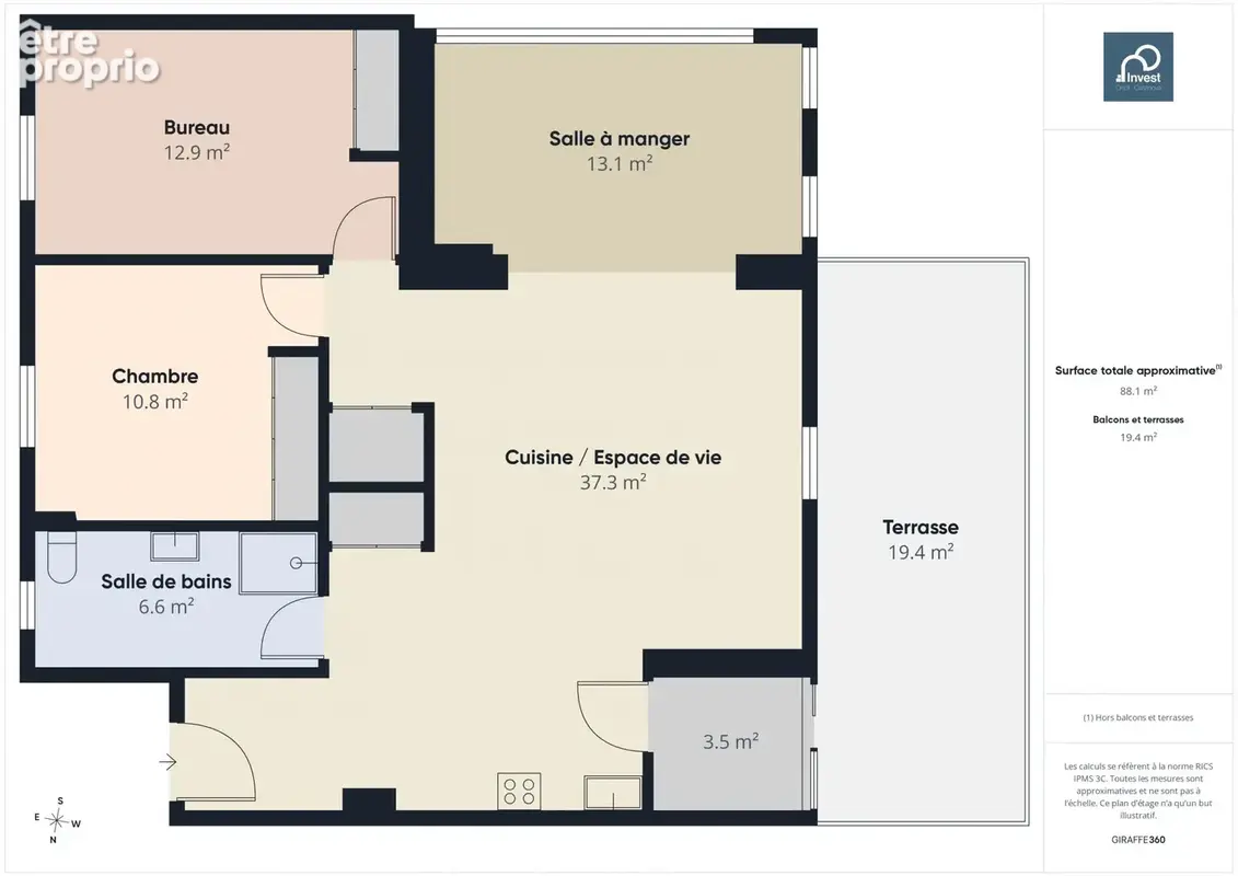 Appartement 3 pièces 88 m² à vendre à Afa (20167) - photo 9