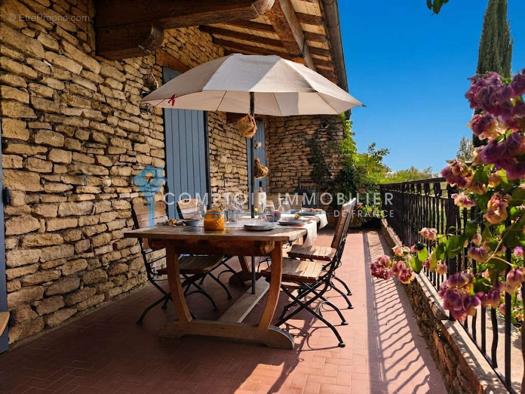 Dpt (30) aramon a vendre propriete jardin et piscine - photo 17