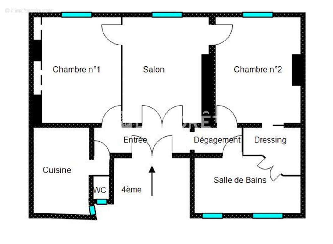 Appartement à PARIS-17E