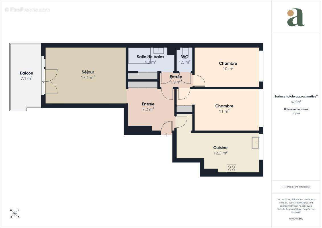 Appartement à VERSAILLES