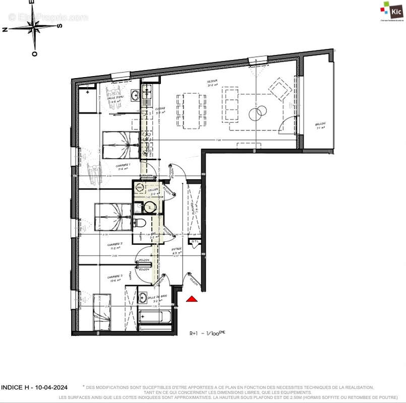 Appartement Neuf Merlimont 4 pièce(s) 82 m2 - photo 4