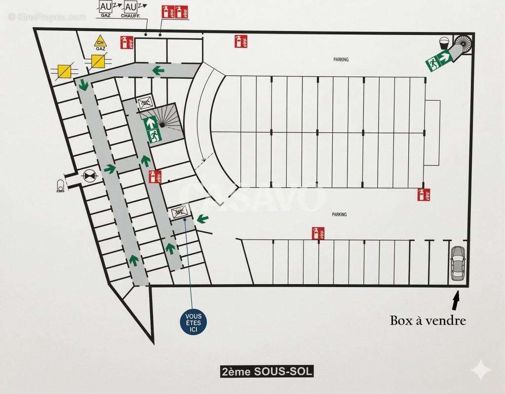 Parking à PARIS-18E