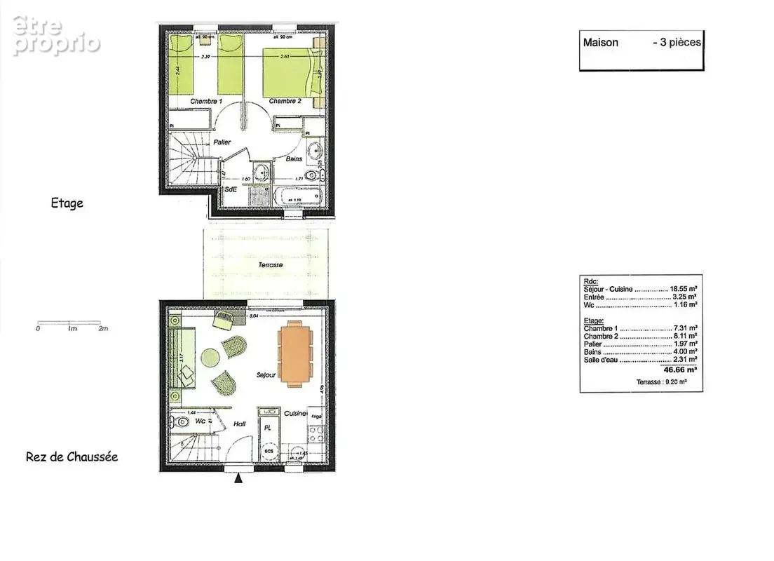Maison 3 pièces 47 m² à vendre à Montignac (24290) - photo 5