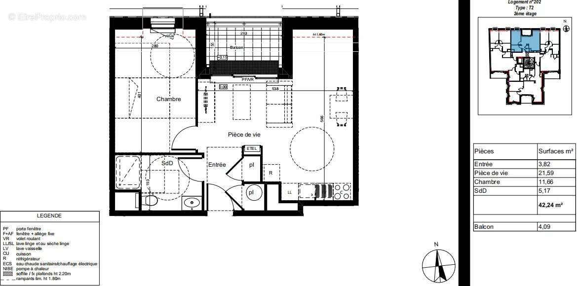 Appartement à BLONVILLE-SUR-MER