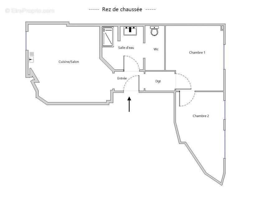 Appartement à PARIS-18E