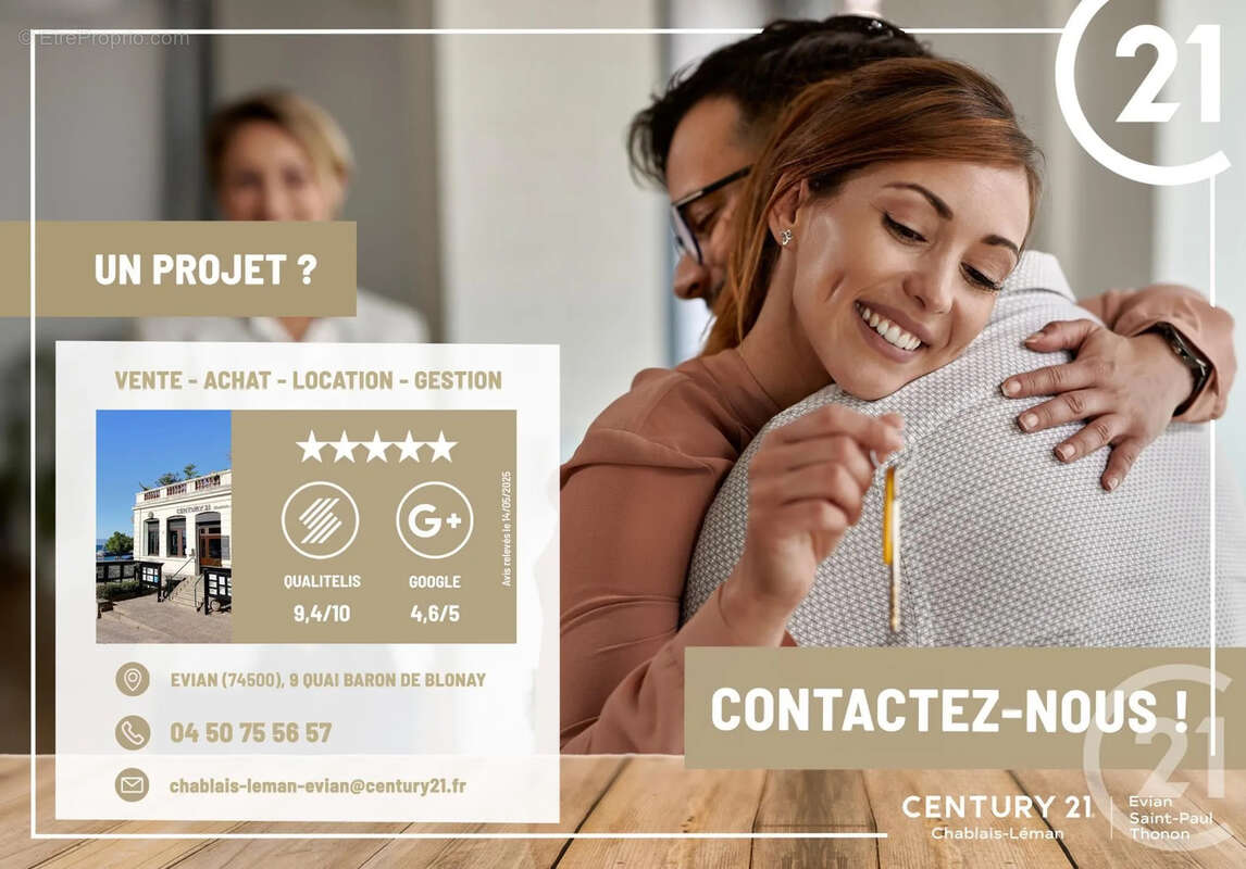 Appartement à EVIAN-LES-BAINS