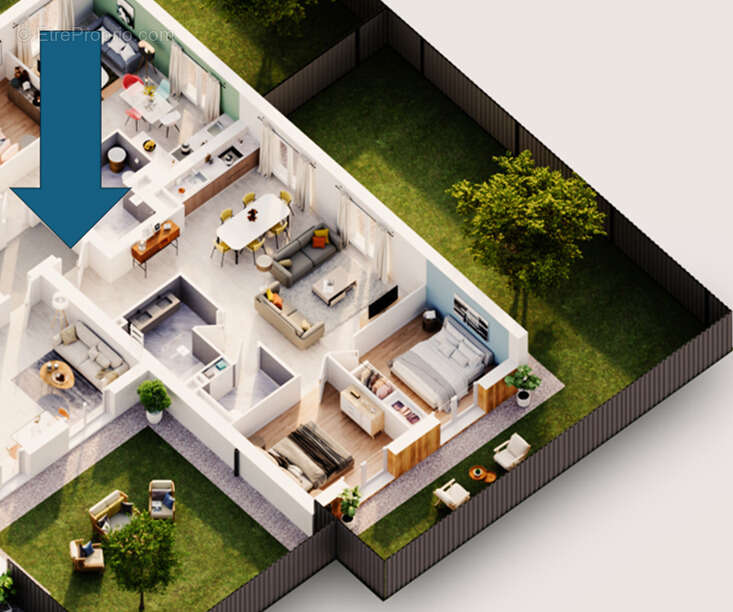 Appartement à SAINT-ANDRE-LE-GAZ