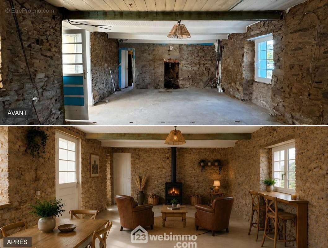 Maison 90 m² à Quemper-Guezennec  - photo 7