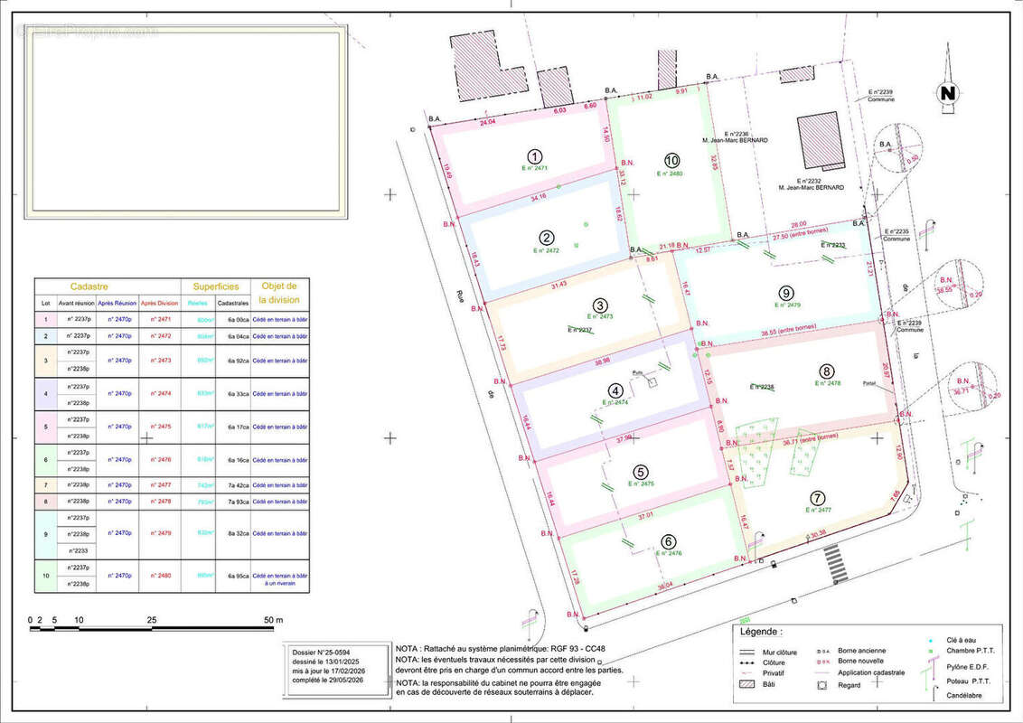 Souesmes - Terrain viabilisé de 6 129 m² comprenant 9 lots à bâtir - photo 3