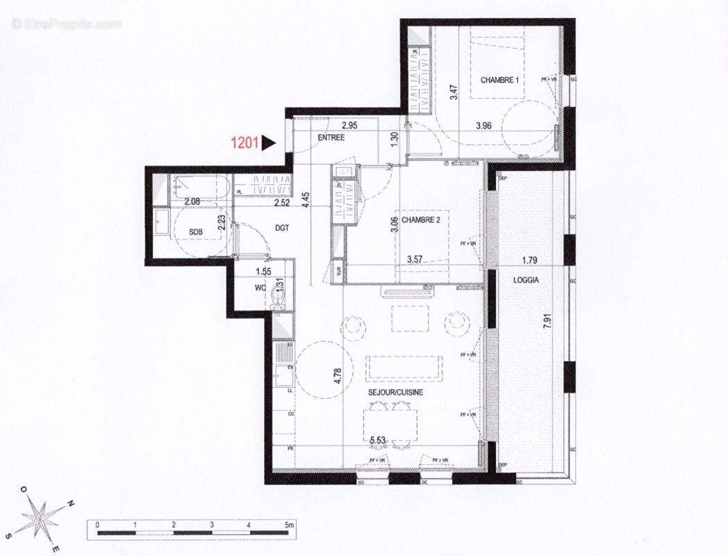 Appartement à BORDEAUX