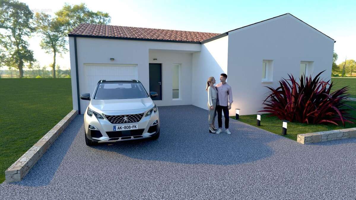 Projet de construction d'une maison  m² avec terrain à RIVIERES (16) - photo 3