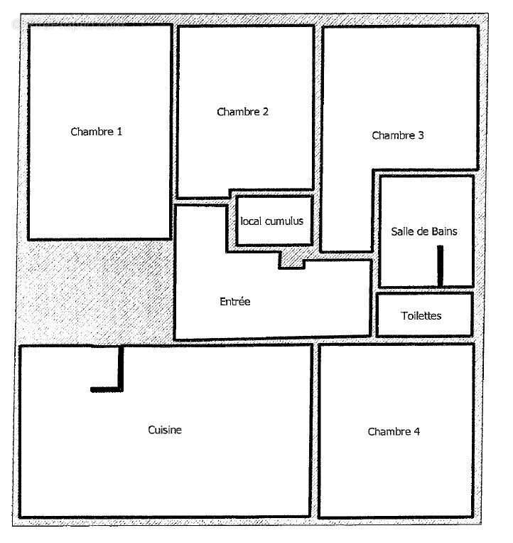 Plan de l\'appartement - Appartement à NARBONNE