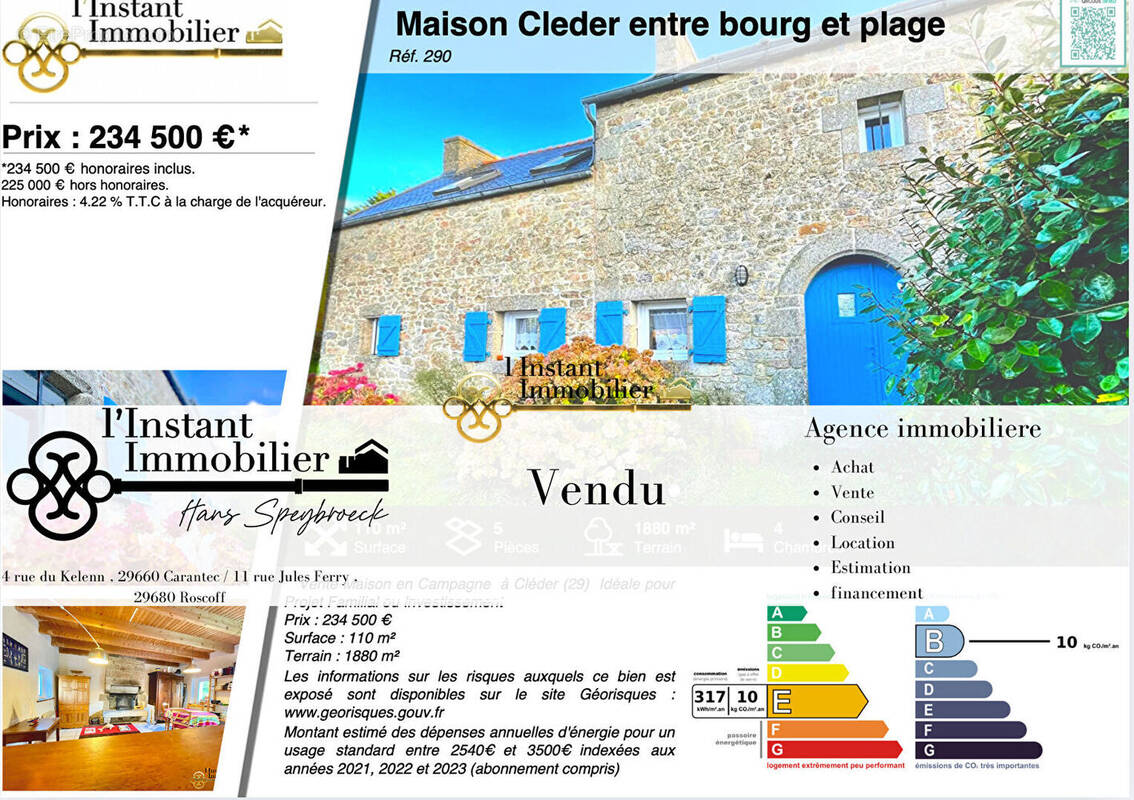 Maison à CLEDER