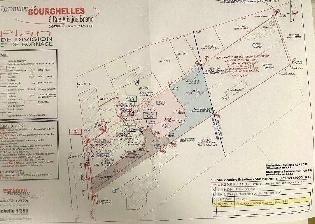 Terrain à BOURGHELLES