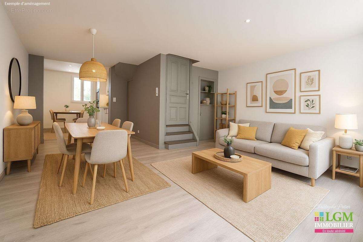 VISAN (84) - De beaux volumes pour cette maison de village de 150 m² avec 3 chambres et vue sur la vallée - photo 3