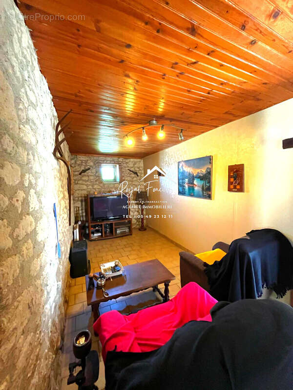 Salon - Maison à L&#039;ILE-BOUCHARD