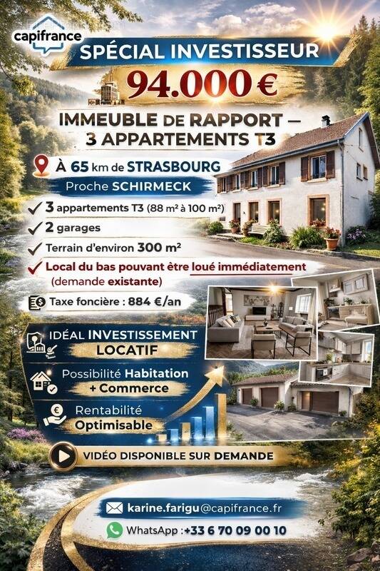 Appartement à SCHIRMECK