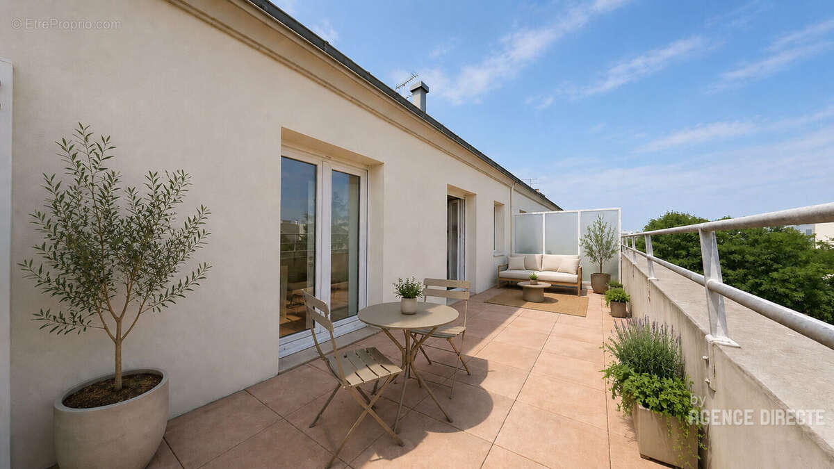 Jules Verne - Apt T2 avec terrasse exceptionnelle et potentiel duplex + Box - photo 2