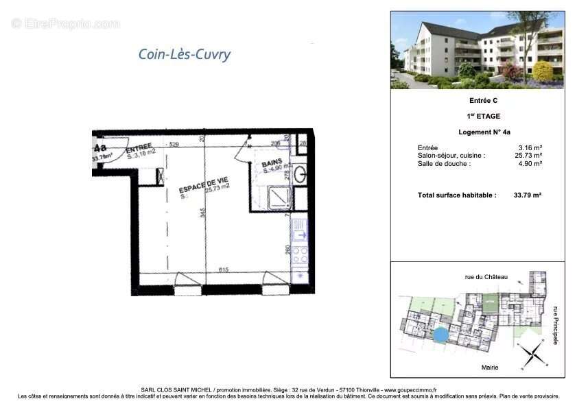 Appartement à COIN-LES-CUVRY