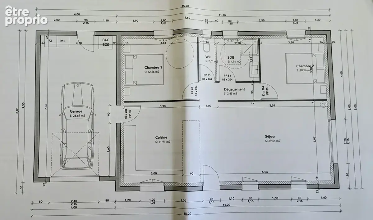 Terrain à bâtir 817 m² - Permis de construire obtenu - photo 2