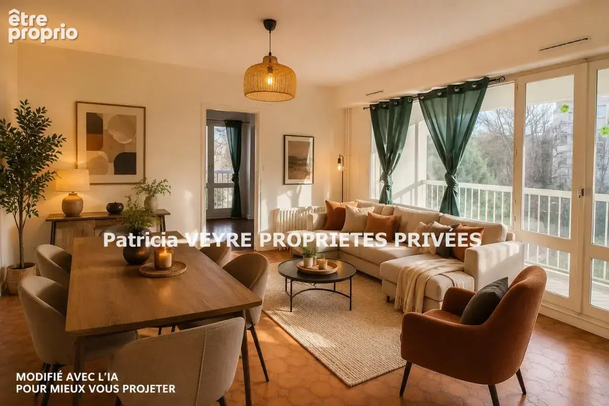 Saint Etienne 42100 Appartement 46m² 3 pièces une chambre une cave - photo 3