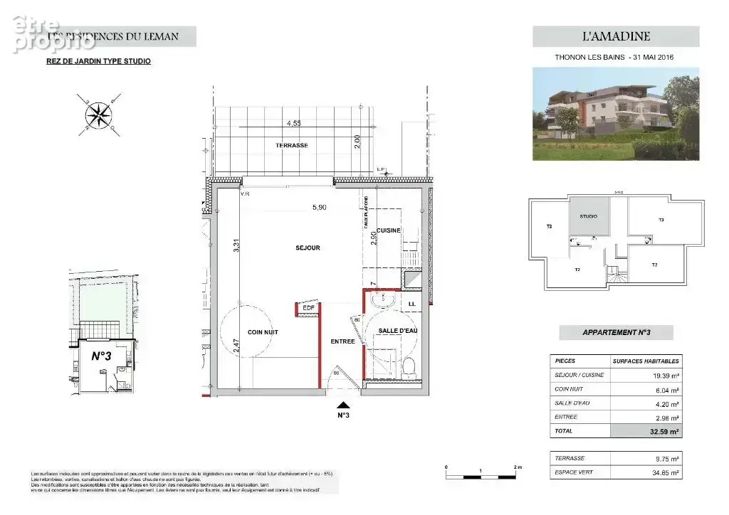 Appartement 1 pièce 33 m² à vendre à Thonon-Les-Bains (74200) - photo 7
