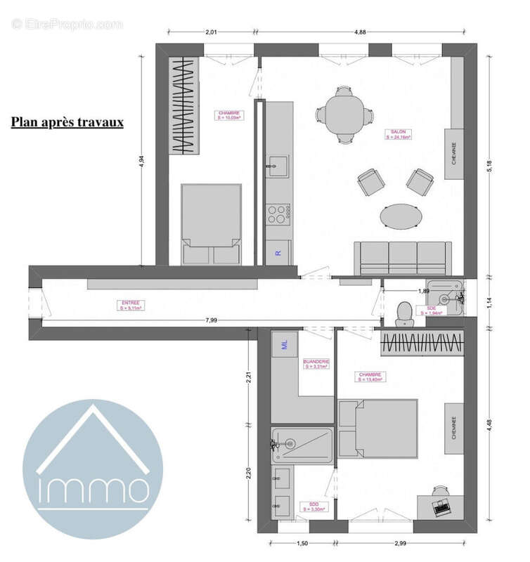 Appartement à ASNIERES-SUR-SEINE