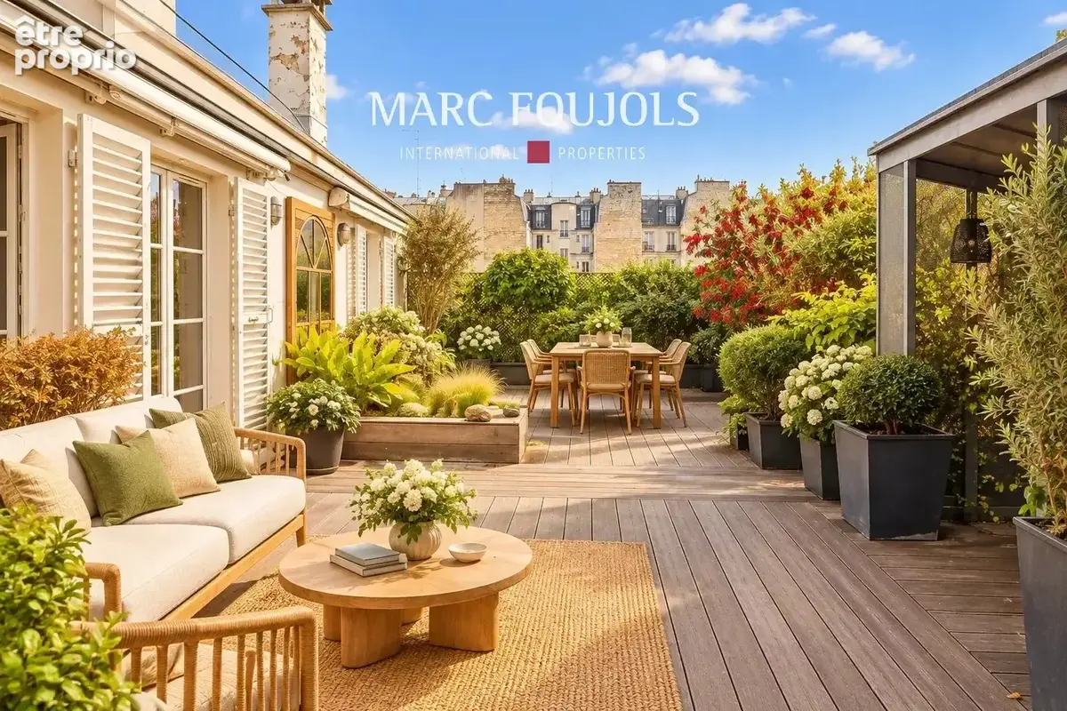Paris XVII. Villa des Ternes. Appartement avec terrasse. - photo 2
