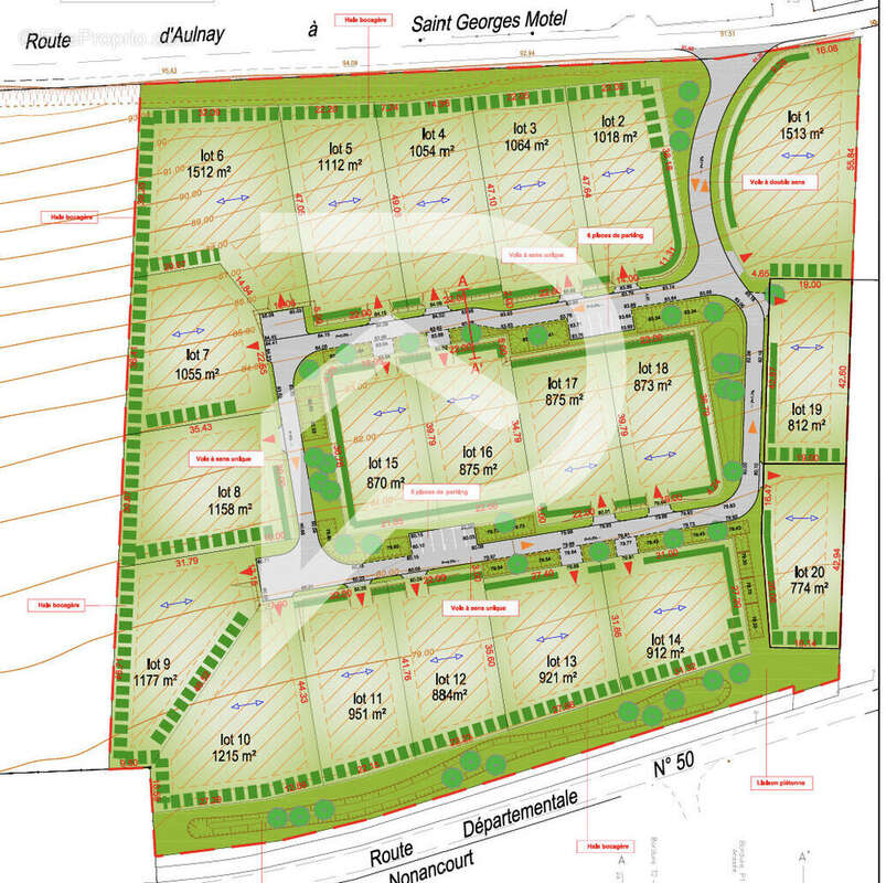 Terrain à SAINT-GEORGES-MOTEL
