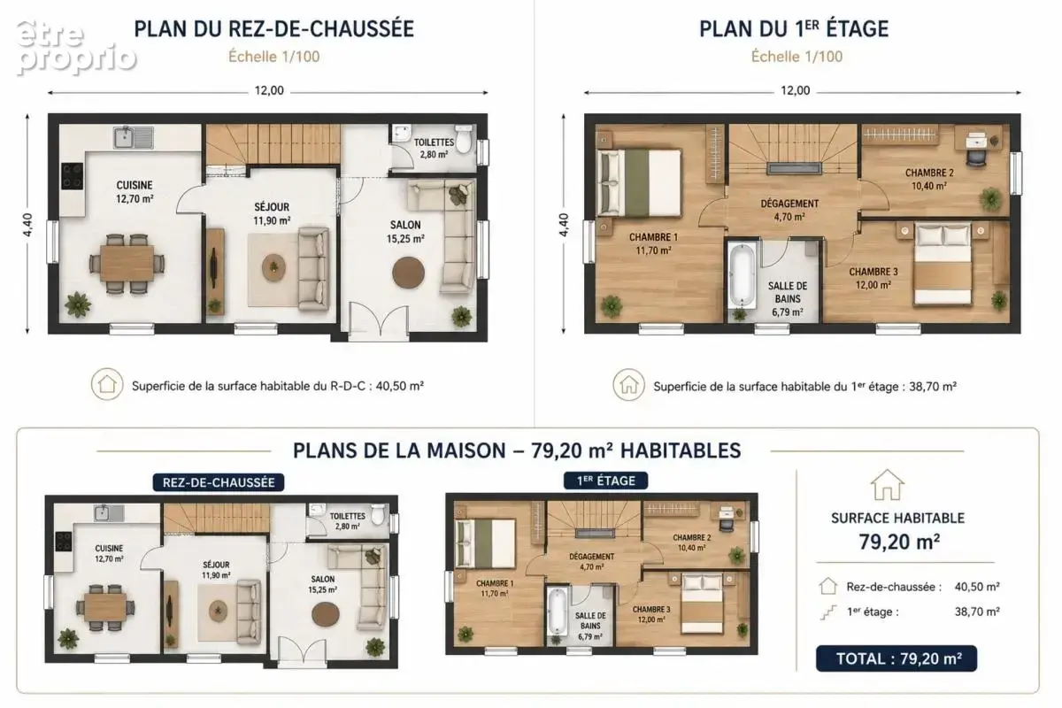 Maison avec jardin, 3 chambres et 2 stationnements NOGENT SUR OISE (60) - photo 23