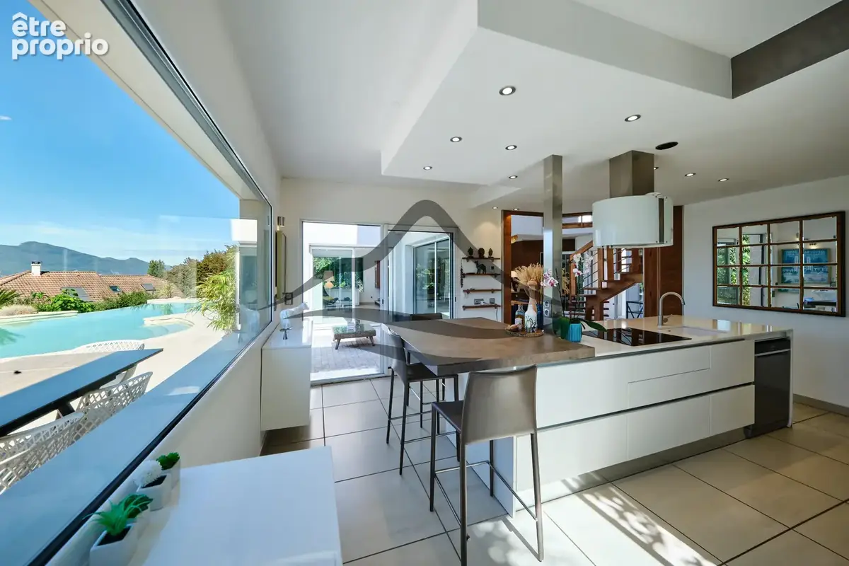 En Nouveauté Villa contemporaine d'exception - Vue lac panoramique, piscine à débordement - Pugny-Chatenod - photo 8