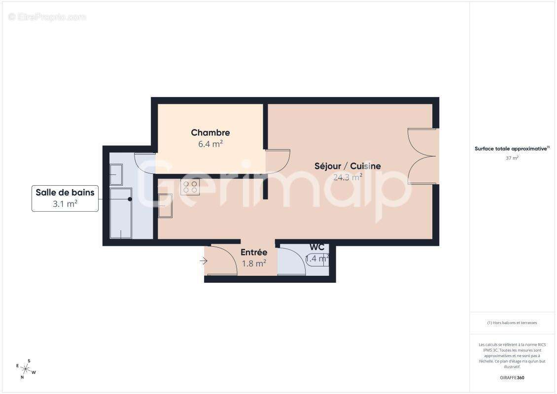 Appartement à MENTHON-SAINT-BERNARD