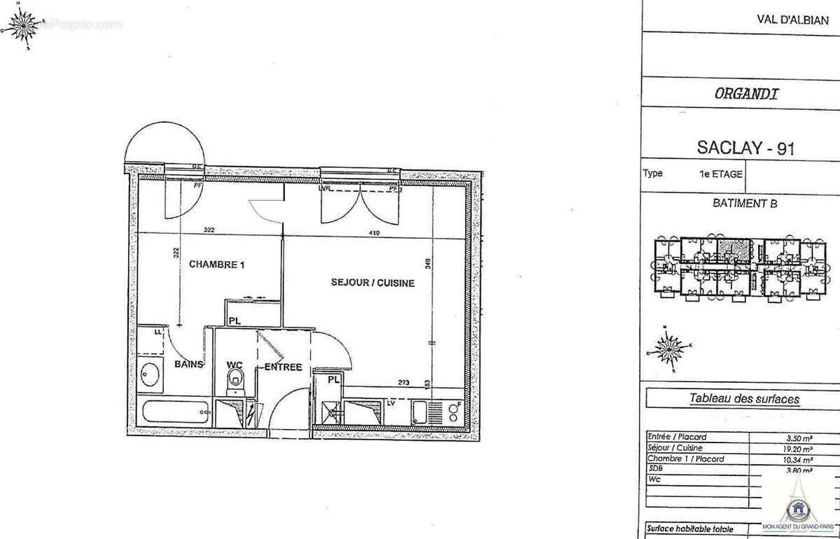 Appartement à SACLAY