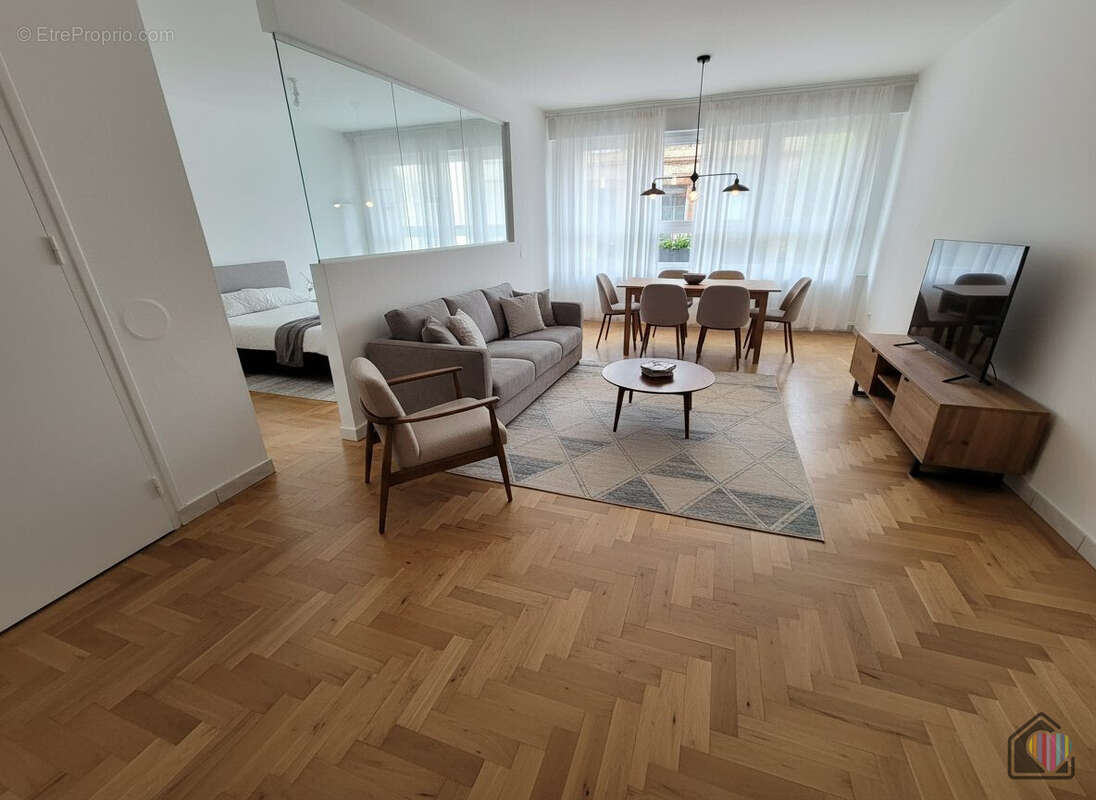 Exemple 2 - Création d'une chambre dans le salon - Appartement à FECAMP