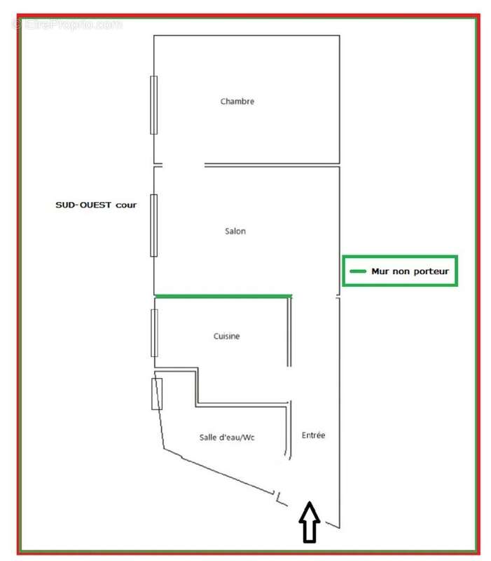 Appartement à PARIS-18E