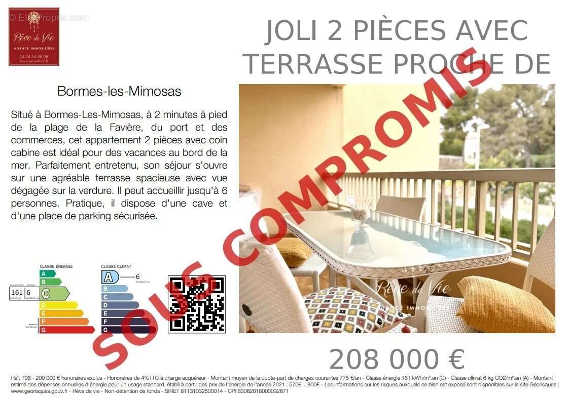 Appartement à BORMES-LES-MIMOSAS
