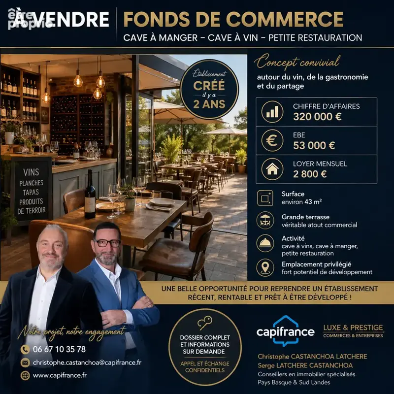 Commerce à SAINT-JEAN-DE-LUZ