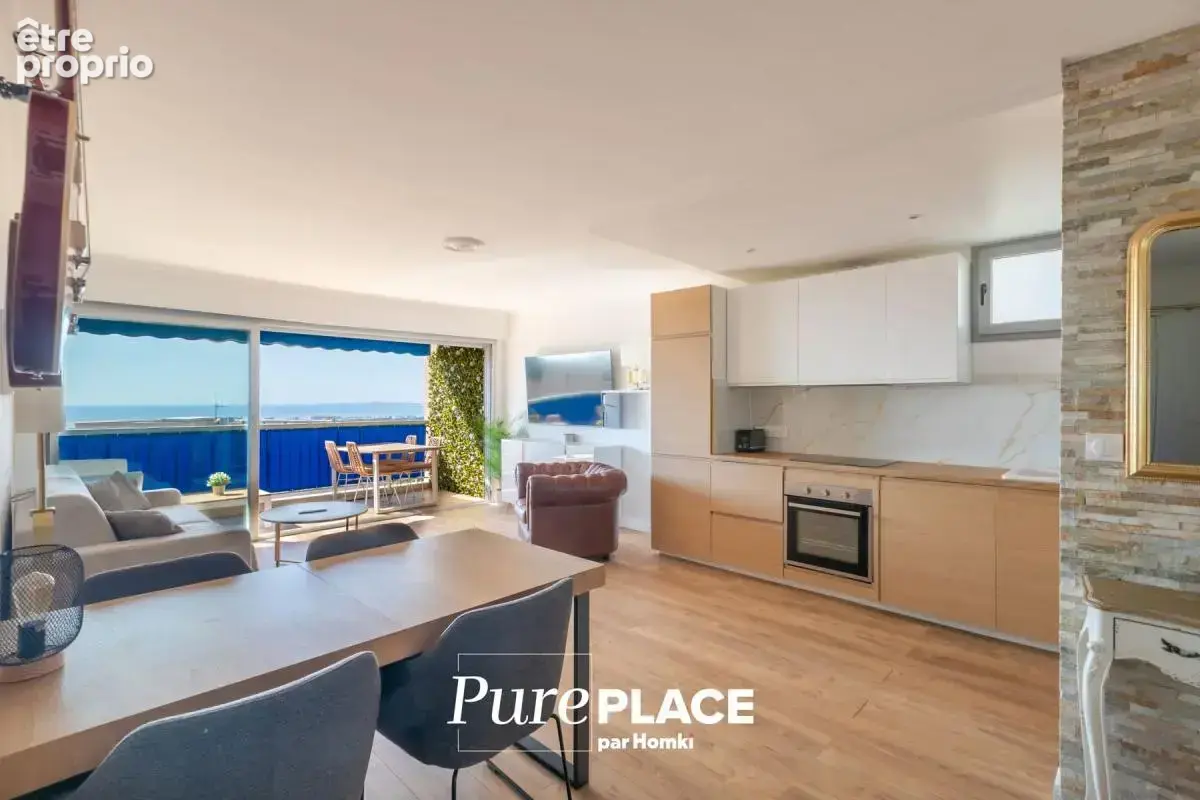 Appartement T3 de 67 m²- Vue Mer - Corniche Fleuri, Nice 06200 - photo 2