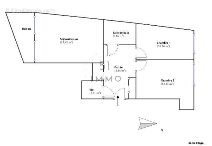 Appartement à BAGNEUX