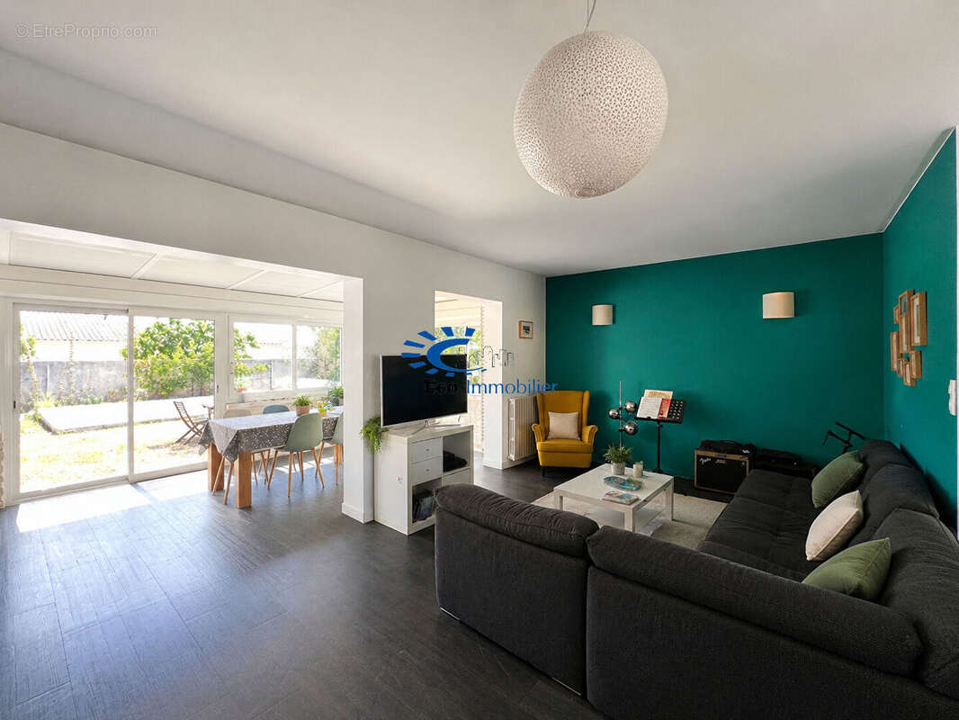 Dompierre sur mer maison plain pied 138 m² garage piscine jardin - photo 4